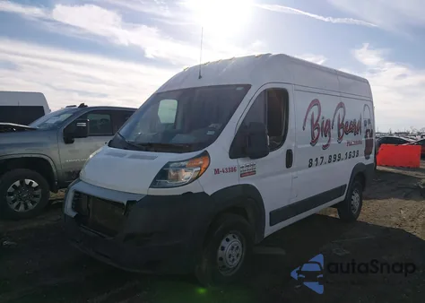2020 Ram Promaster 1500 High Roof 136 Wb z USA, uszkodzony, nr VIN 3C6TRVBG0LE103089